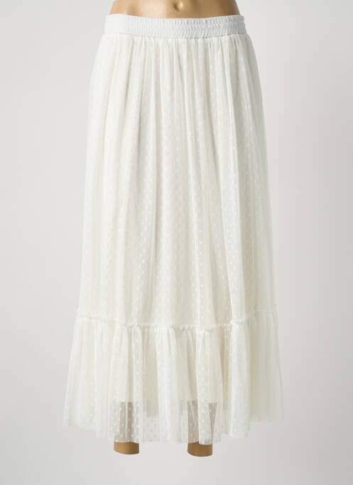 Fustă lungă alb FRANCK ANNA femeie