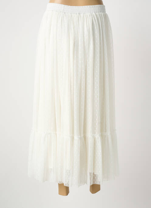 Fustă lungă alb FRANCK ANNA femeie