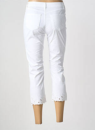 Pantalon trei sferturi buzunare alb MERI & ESCA femeie