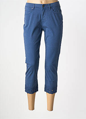 Pantalon trei sferturi buzunare albastru MERI & ESCA femeie