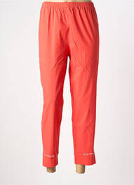 Pantalon 7/8 talie elastică roșu FRANCK ANNA femme
