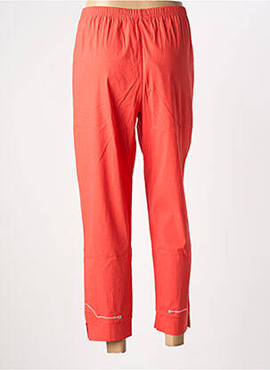 Pantalon 7/8 talie elastică roșu FRANCK ANNA femeie