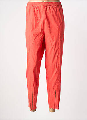 Pantalon 7/8 talie elastică roșu FRANCK ANNA femeie