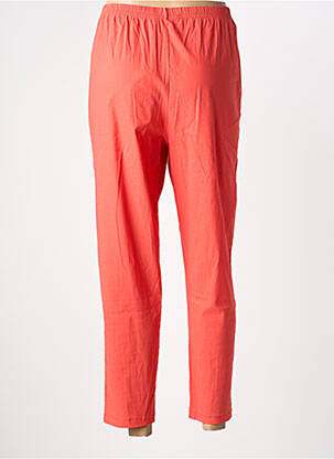 Pantalon 7/8 talie elastică roșu FRANCK ANNA femeie