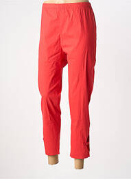 Pantalon 7/8 talie elastică roșu FRANCK ANNA femme