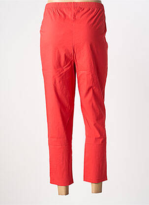 Pantalon 7/8 talie elastică roșu FRANCK ANNA femeie