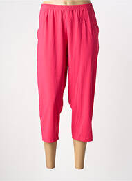 Pantalon trei sferturi croială dreaptă roz MERI & ESCA femme
