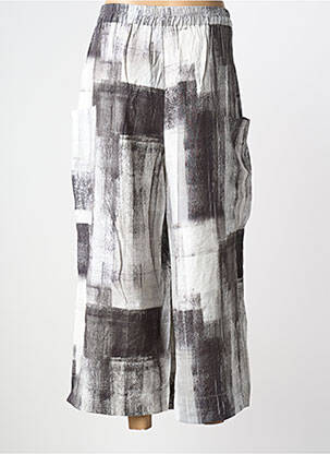 Pantalon 7/8 talie elastică gri KOKOMARINA femeie