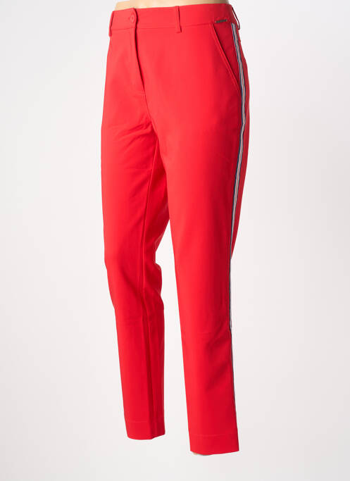 Pantalon drept roșu FRED SABATIER femeie