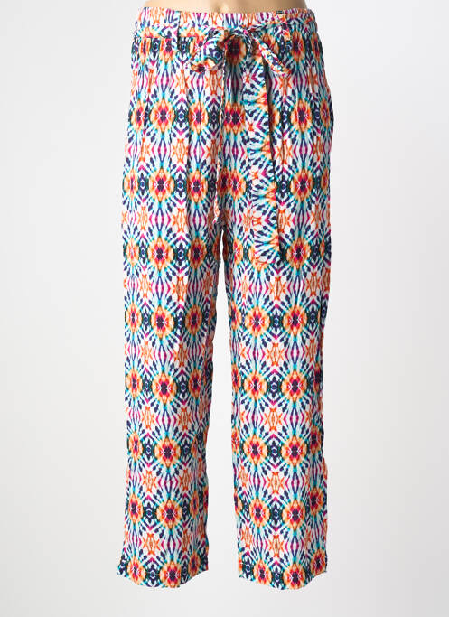 Pantalon drept albastru FRANCK ANNA femeie