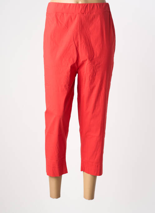 Pantalon trei sferturi roșu FRANCK ANNA femeie