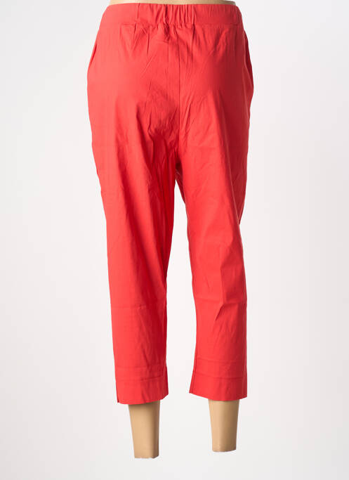 Pantalon trei sferturi roșu FRANCK ANNA femeie