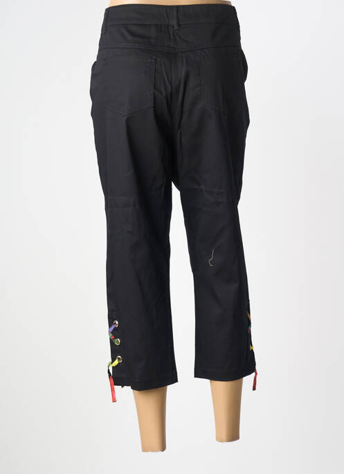 Pantalon trei sferturi negru PAUSE CAFE femeie