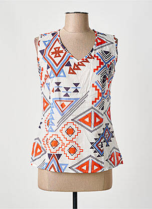 Top alb MERI & ESCA femeie