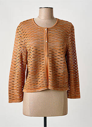 Vestă cu mâneci lungi maro GREGORY PAT femeie