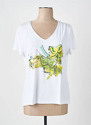 Tricou alb PAUSE CAFE femeie