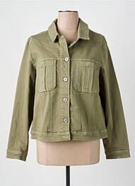 Jachete casual croială dreaptă verde C'EST BEAU LA VIE femme