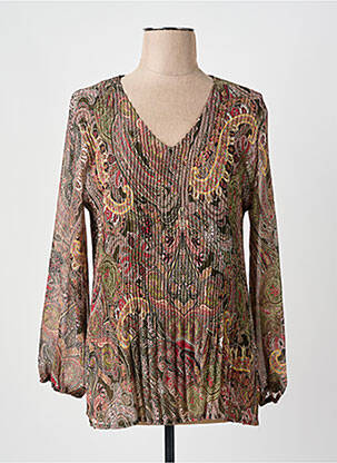 Top verde FRANCK ANNA femeie