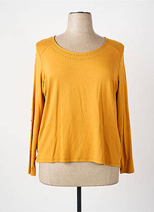 Tricou galben PAUSE CAFE femeie