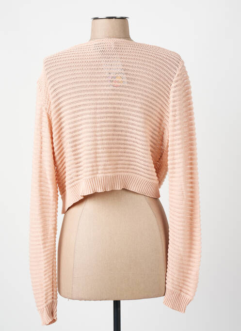 Vestă cu mâneci lungi roz COULEURS DU TEMPS femeie