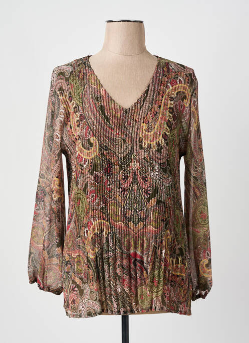 Top verde FRANCK ANNA femeie