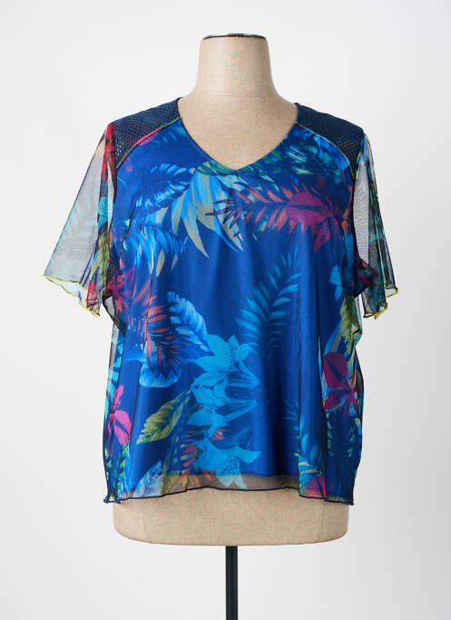 Top albastru PAUSE CAFE femeie