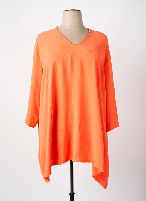 Tunică mâneci lungi portocaliu FRANCK ANNA femeie