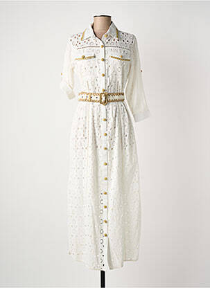 Rochie lungă bej FUEGO WOMAN femeie