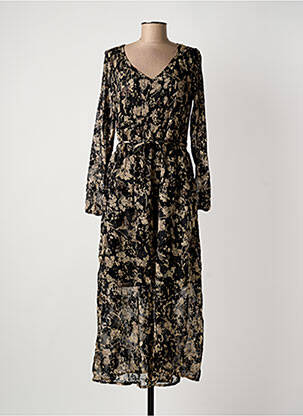 Rochie lungă negru JULIE GUERLANDE femeie