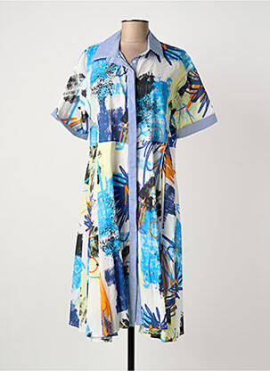 Rochie midi albastru FRANCK ANNA femeie