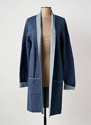 Vestă cu mâneci lungi albastru L'ATELIER D'ANNA femeie