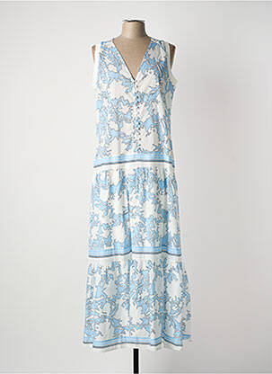 Rochie lungă albastru FUEGO WOMAN femeie