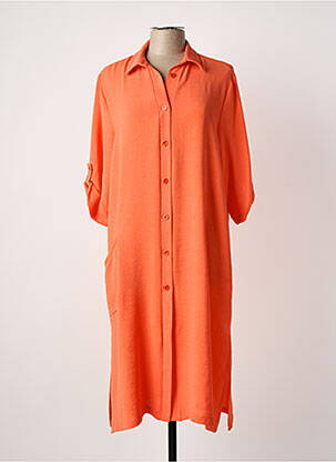 Rochie midi portocaliu FRANCK ANNA femeie