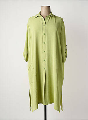 Rochie midi verde FRANCK ANNA femeie