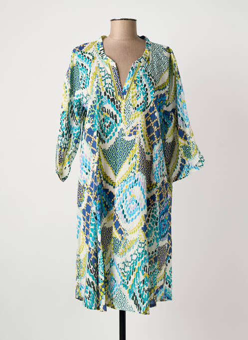 Rochie midi albastru FRANCK ANNA femeie