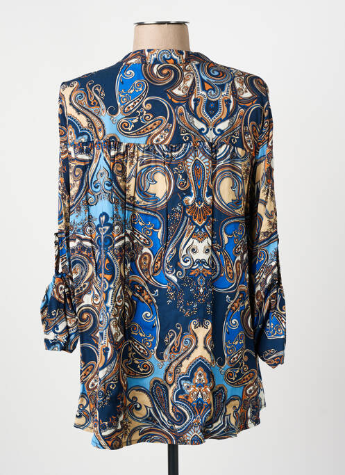 Tunică mâneci lungi albastru COULEURS DU TEMPS femeie