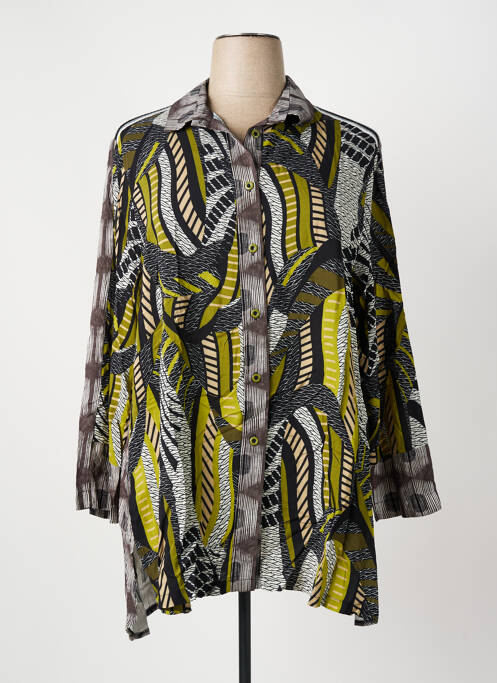 Tunică mâneci lungi verde FRANCK ANNA femeie