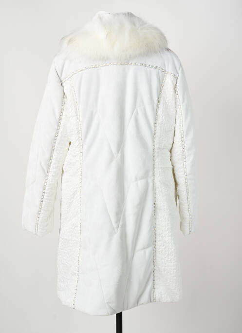 Palton lung alb FRED SABATIER femeie