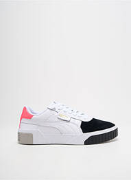 Adidași material neted toc plat până la 3 cm alb PUMA femeie