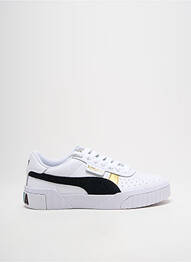 Adidași vârf rotund toc plat până la 3 cm alb PUMA femme