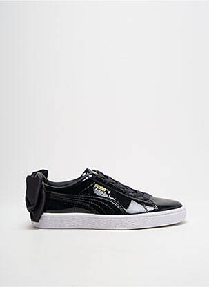 Adidași material neted toc plat până la 3 cm negru PUMA femeie