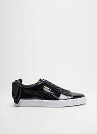 Adidași material neted toc plat până la 3 cm negru PUMA femme