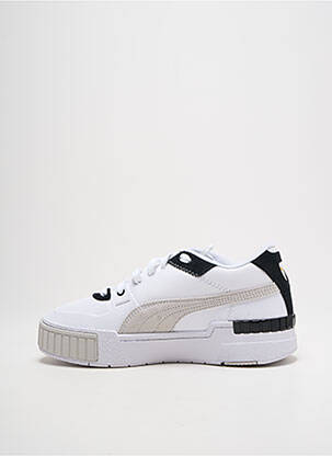 Adidași închidere cu șireturi toc plat până la 3 cm alb PUMA femeie