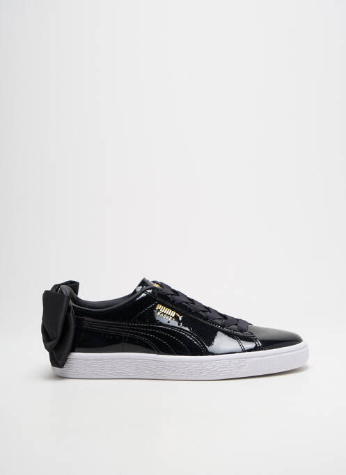 Adidași material neted toc plat până la 3 cm negru PUMA femme