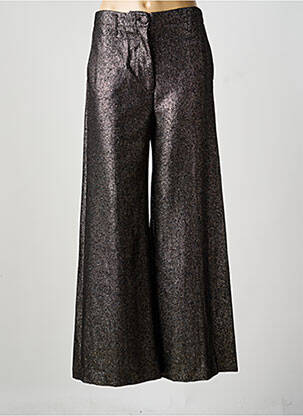 Pantalon larg negru DIEGA femeie