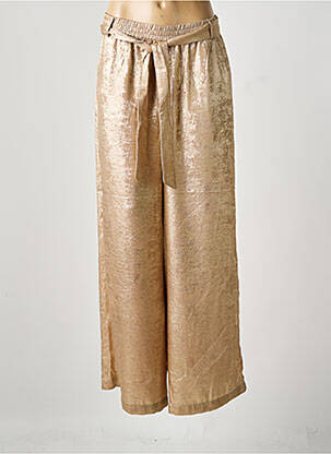 Pantalon larg auriu SUMMUM femeie