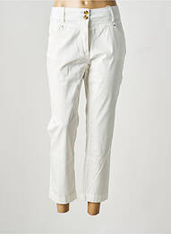 Pantalon 7/8 elasticitate mărime normală alb C'EST BEAU LA VIE femme