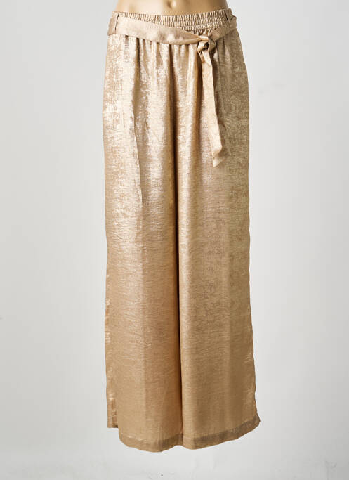 Pantalon larg auriu SUMMUM femeie