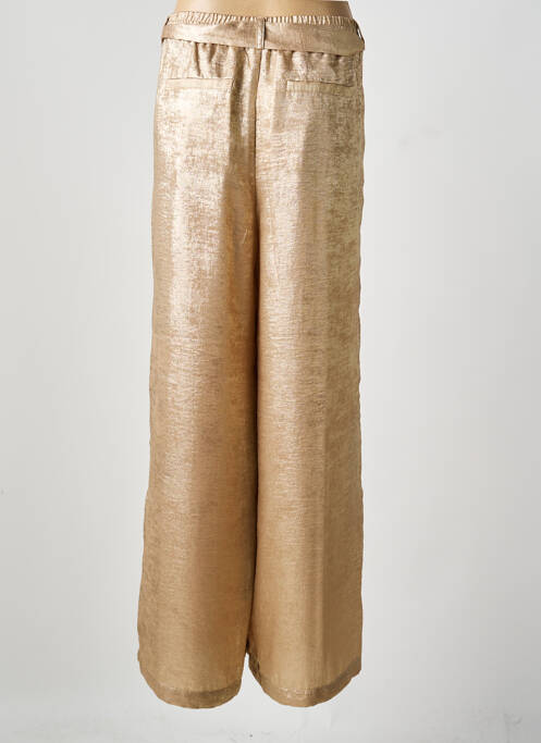 Pantalon larg auriu SUMMUM femeie