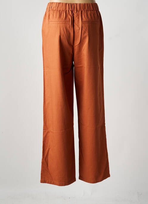 Pantalon larg maro C'EST BEAU LA VIE femeie